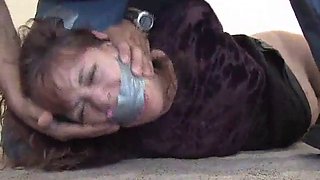 mature woman bound and gagged in home invasion