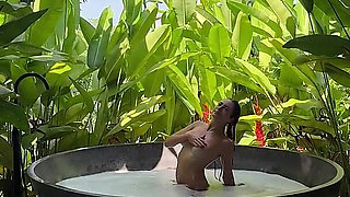 Get Wild with Me in a Steamy Jungle Bath Naked