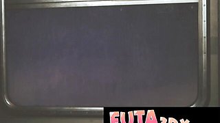 Blowjob sex with perfect sweetheart from Futa3DX