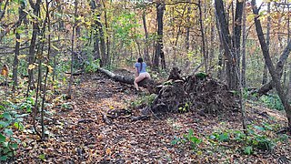 My Fall Walk Without Panties.