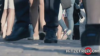 Hitzefrei big german blond Tatjana Young fucks a stranger