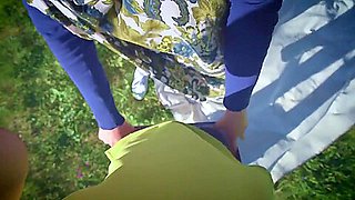 Outdoor Fuck And Dick Suck With Pregnant Young Girl, POV Video