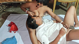 Desi hot mallu lady fucking teacher teaching me how to Breastfeeding and fucking.