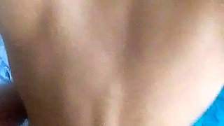 Sexy Hot Teen Step Daughter Gives Step Daddy Handjob and Sits on His Cock