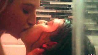 Gina Valentina's Sultry Shower in a Hidden Retreat