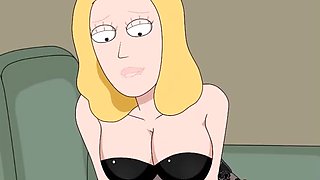 Rick and Morty - a Way Back Home - Sex Scene Only - Part 4 Beth #4 by Loveskysanx