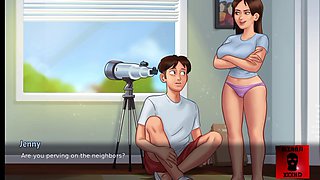 Animation sex, pawing, looking