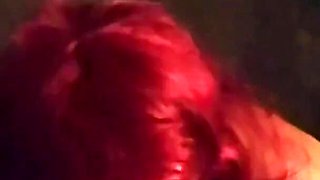 Redhead tinder slut gets facial and swallows