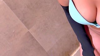Romance in Bathroom - Best Blowjob by Sofia to Danish and Cum Swallow She Likes It