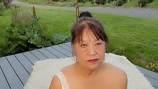 Masturbating and Fingering While Wearing My Beautiful White Nightgown and Wishing Someone Was Fucking Me Hard!