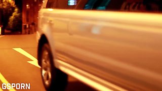 Glamour And Hot Sex In Threesome Fucking Hot Blonde Milf In Limousine Car