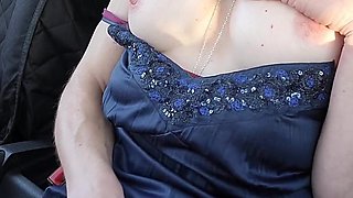 Public Agent: Playing with My Pussy in Busy Car Park on My Lunch Break. Making Myself Squirt - Risky