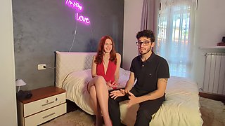 My Boyfriend Fucks a Couple in a Private Club (dp, Threesome MMF, Anal) (dia Ita)