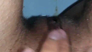 In a Public Toilet, I Jerk off and Pee at the Same Time