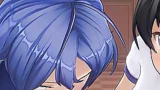 Two College Girls in Tracksuit Suck One Cock in the Locker Room