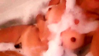 German Teen's Bathtub Masturbation ASMR