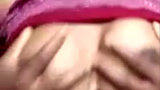 Indian Desi Step Sister Showing Her Big Boobs and Press Tits