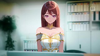 My Favorite Beautiful Boss Is A Erotic Masturbation Streamer (vtuber) And Im The Only One To Notice... Hana Alice