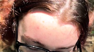 Hot Brunette Girlfriend POV Blowjob