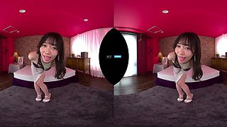 Beautiful asian vixen heart-stopping VR porn video