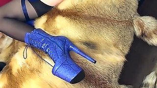 Lesbian Fur Fetish Fucking with Strapons, Tons of Fur, Huge Squirts on Fur Coat