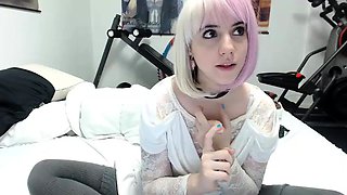Emo Teen Becka Solo Webcam Masturbation Porn