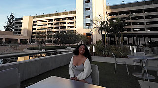 Black Teen Street Pick Up for Hardcore Deep Rough Fuck Covered in Cumshots and Piss Drinking Hazel Haze VS Worlds Biggest Cock