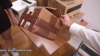 Watch Amalia Davis get her ass drilled hard and deep in the office