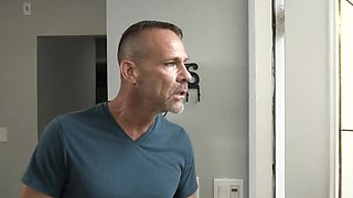 Sex starved blonde Gigi Dior helps friend's husband get off