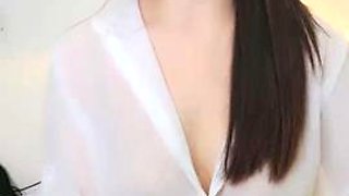Beautiful Asian Amateur Teen Babe Moans And Cums From Big Cock I found her at tohorny.com: Porn
