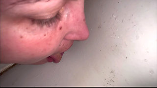 Licking Toilet Till Orgasm