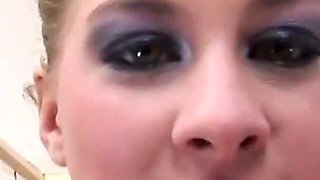 Eager to please her shaved pussy, the beautiful redhead slut gets masturbated by her brunette friend