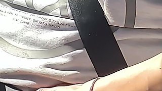 Up Your Skirt and Get in the Cock! Car-sex with Skinny-teen Madison Cumslut