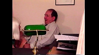 Hot Blonde Sucking the Mayor's Soul Out