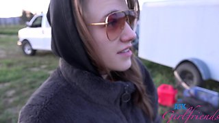 A super beautiful and delicious girl is caught on camera.