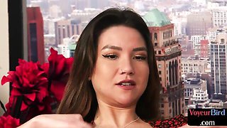 Lingerie video with engaging girlie from Pure CFNM