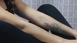 Luana Mummified with Plastic Wrap