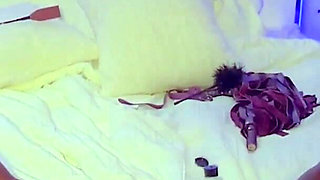 4 Ebony Goddesses Oil Wrestling: Golden Goddess, Mistress Mango, Tinker Brat & Omgiana Rub Slick Bodies