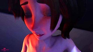 Hot Aunt Cass Gives Anal and Blowjob in 3D Cartoon Animation