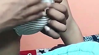 Indian Stepsister with Big Boobs Caught Watching Porn - Rough Sex & Fingering in Bedroom