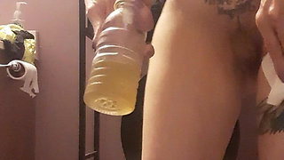 Pissing in Funnel & Slave Offerings