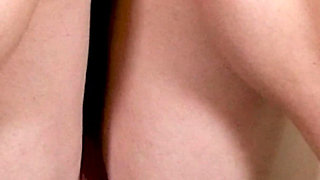 Two Naked Students - Close-up Shots of Pussies