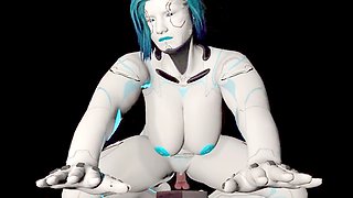 Exploring anal fun with a thick dildo in a wild three-dimensional fantasy