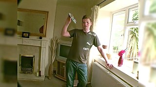 British Teen Girlfriend Takes Anal and Takes Cum Over Her Body