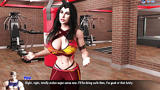 Curvy Wonderwoman Rides Big Cock After Workout Cockham Superheroes 70
