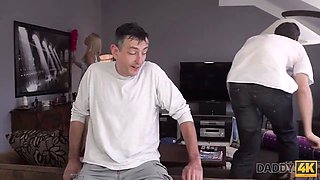 Daddy4k. very cute blond miss wants older boner instead of cleaning