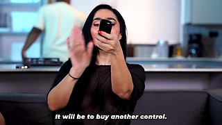 Cuckold husband! - Stepmom fucks her stepson behind his back