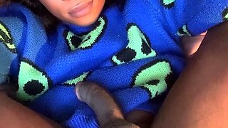 Two trannys fuck a black and a white guy on the sofa