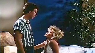 Ginger Lynn Allen, Tom Byron in young horny couple in a classic porn video