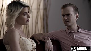 Buxom wife nail stepson in front of cuck